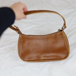 2/$20 Vintage Style Brown Faux Leather Bag